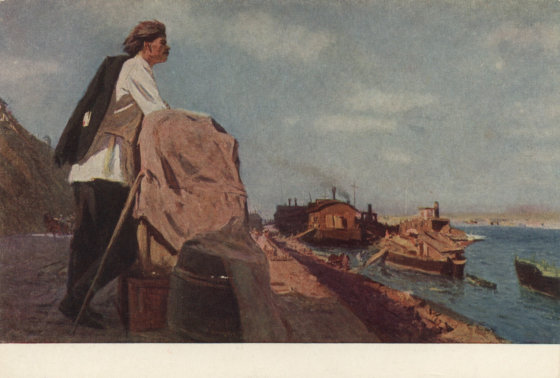 А.М Горький на Волге