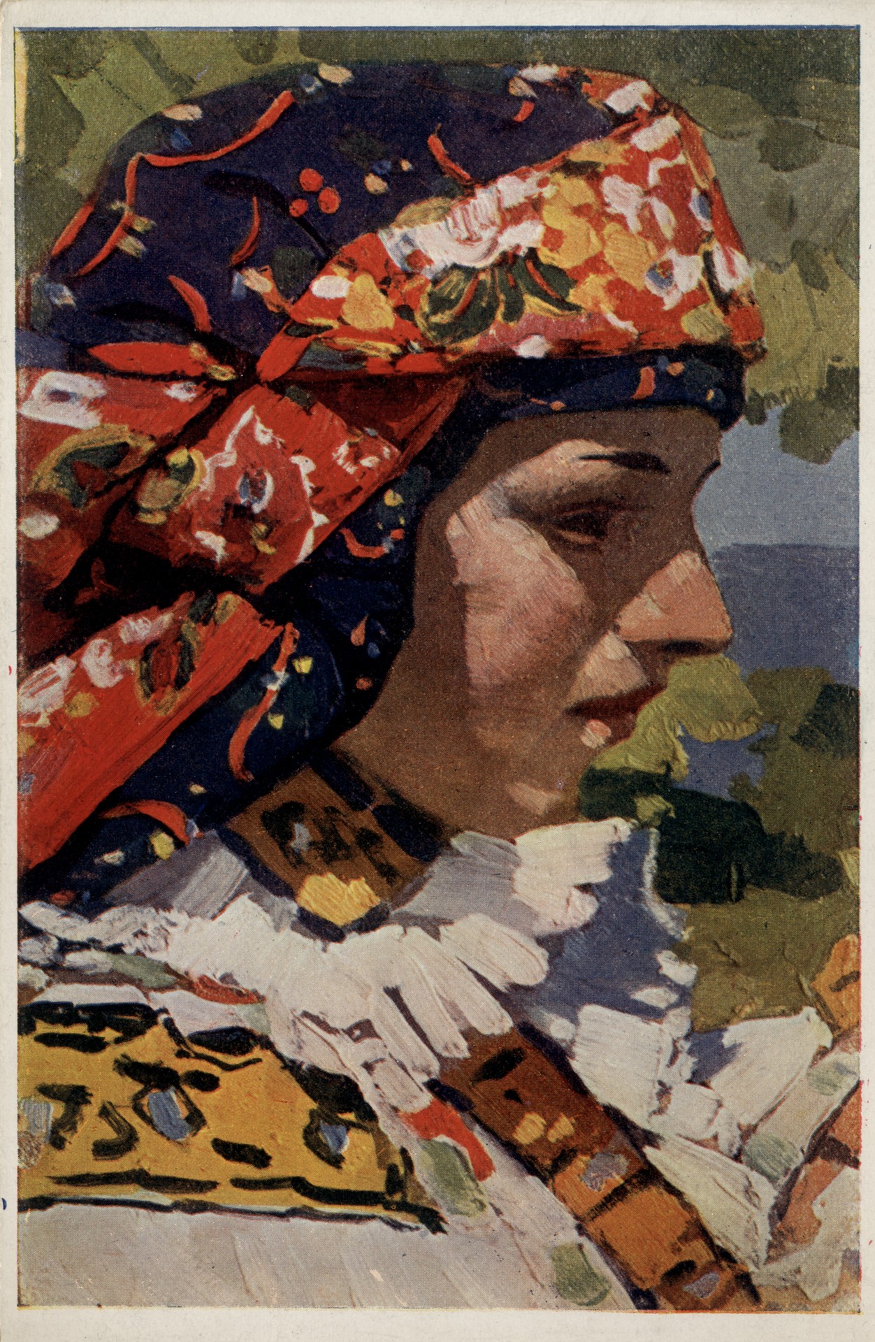 Девушка в... головном уборе