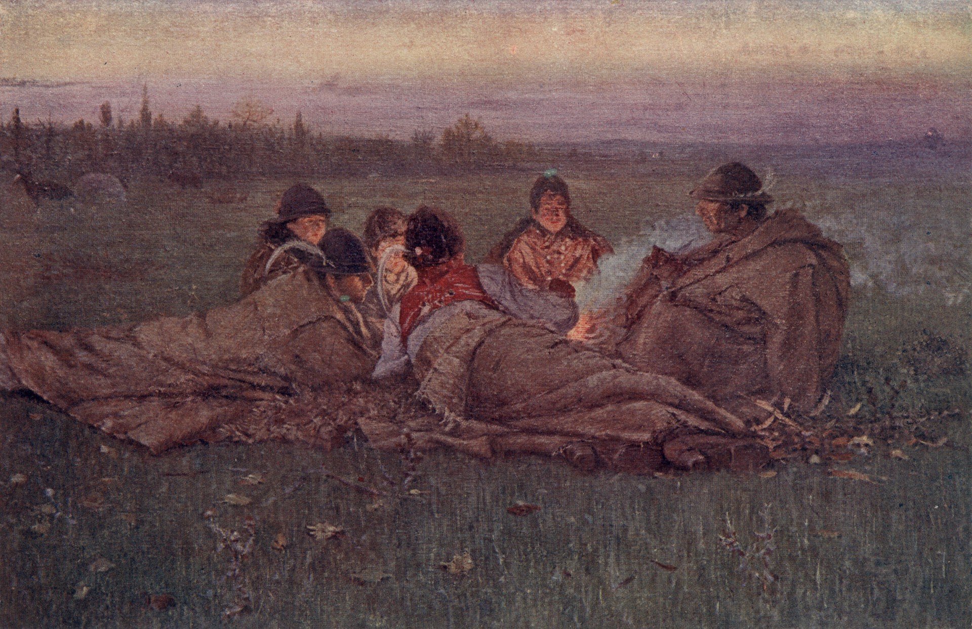 На пастбище