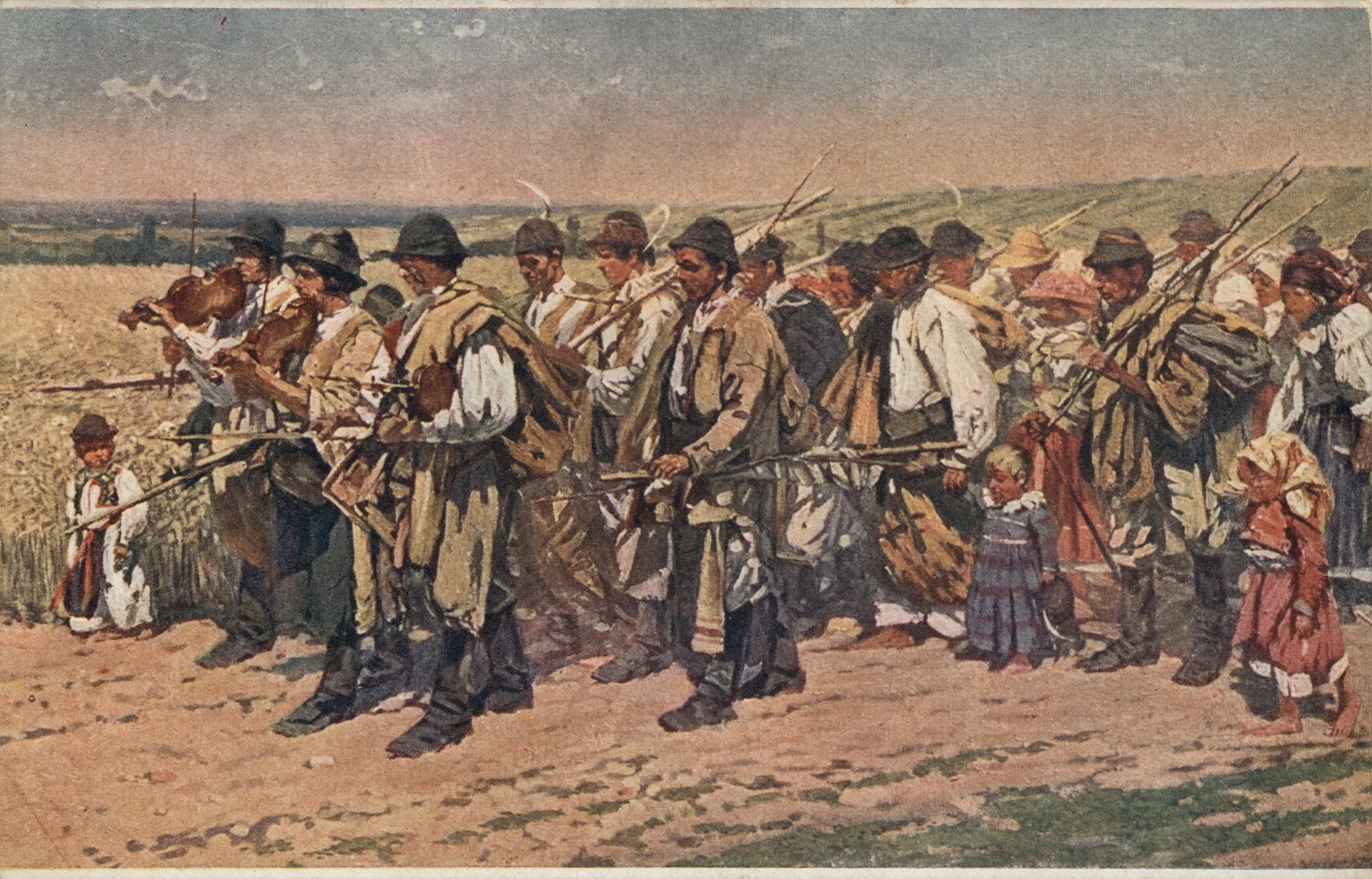 На полевые работы