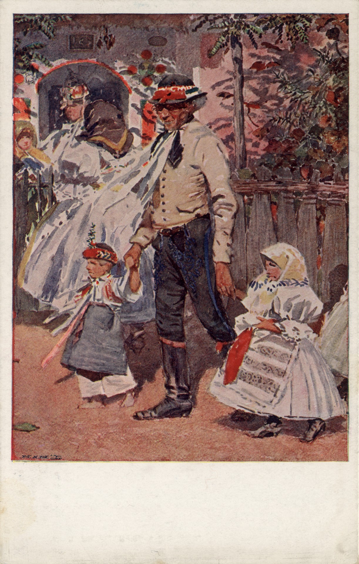 Народные типы Словаки из Моравии 2