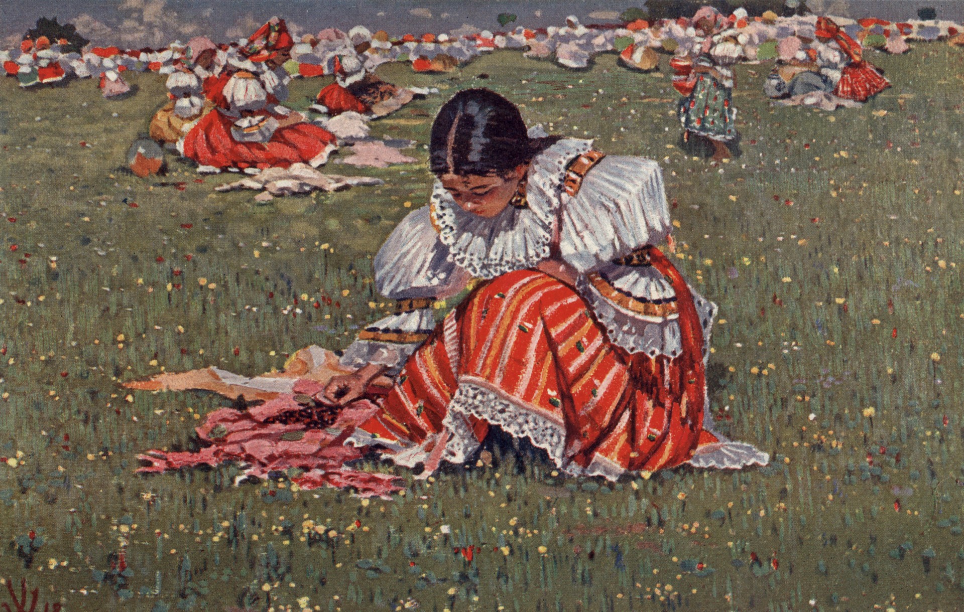 Народные типы Словаки из Моравии 3