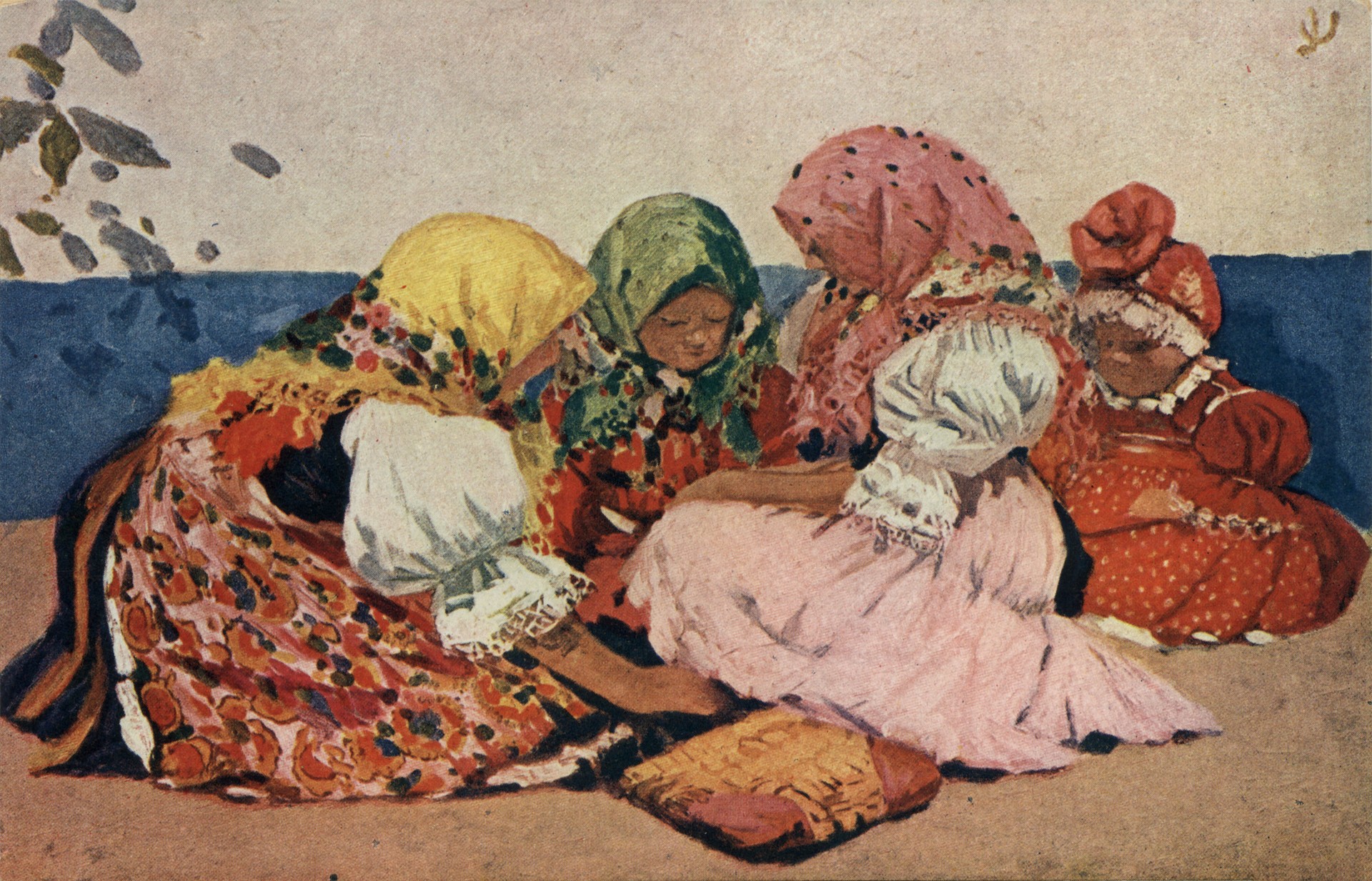 Школьницы летом