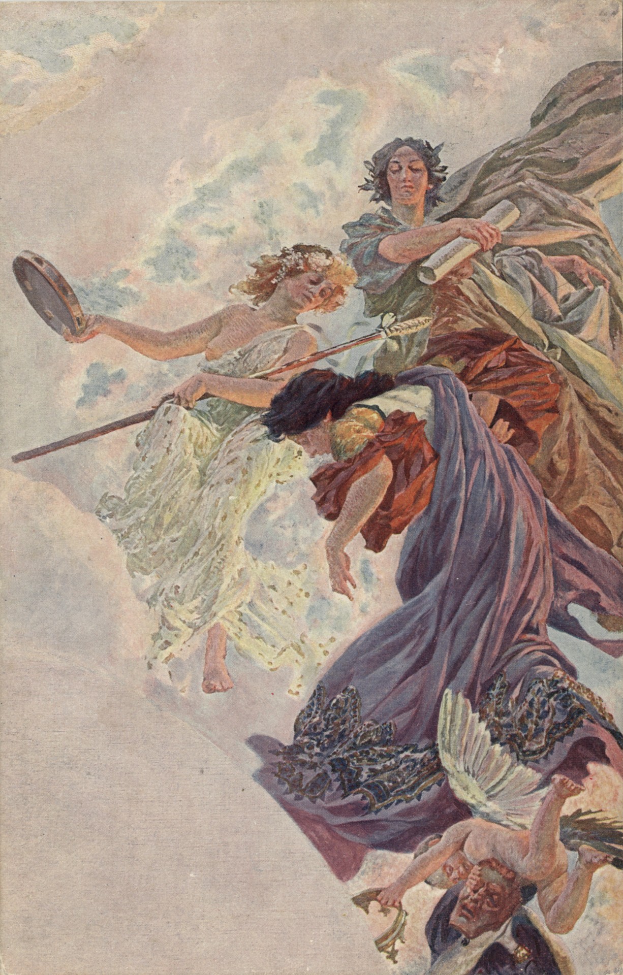 Фреска в театре Виноградском