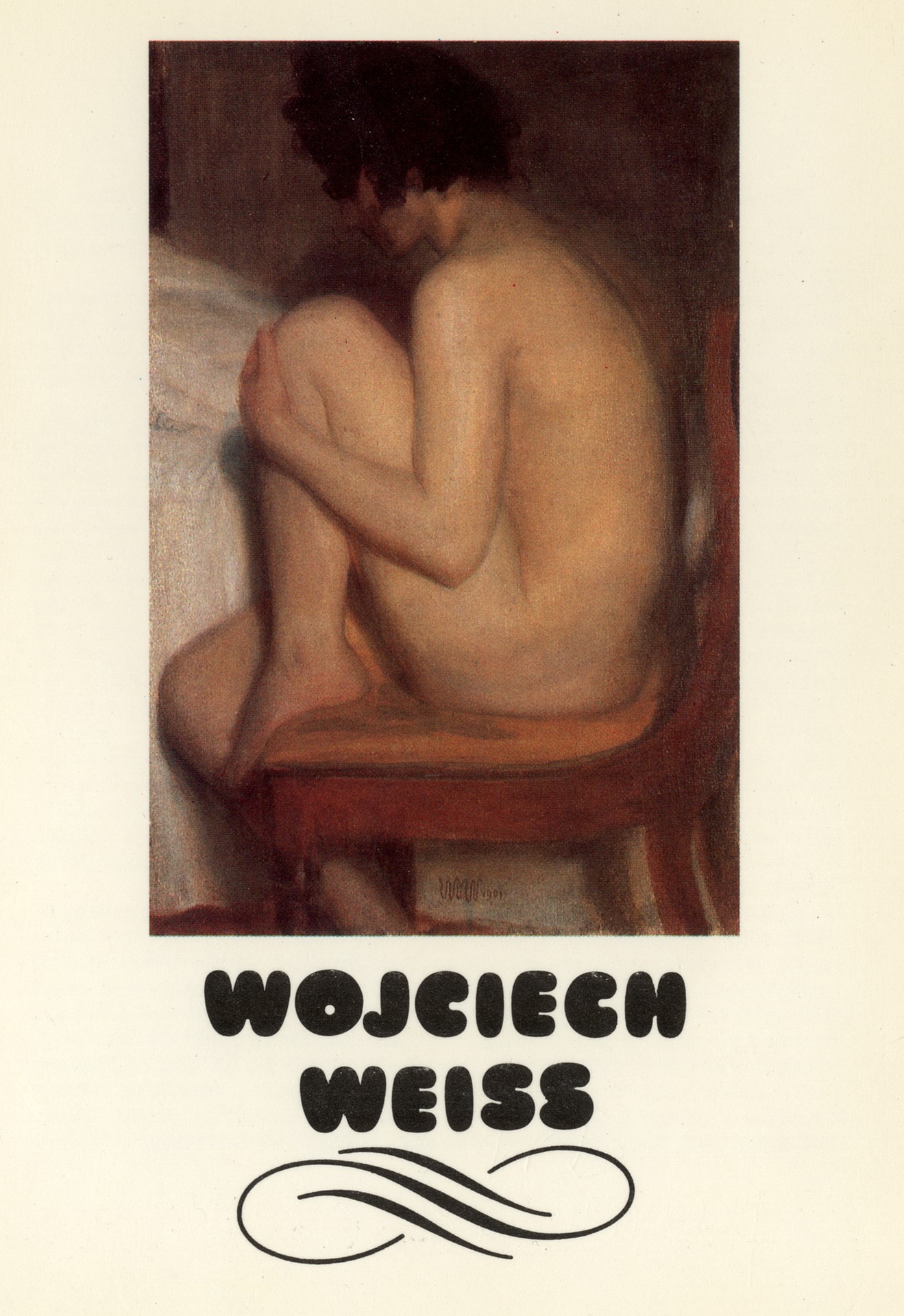 Обнажённая на стуле