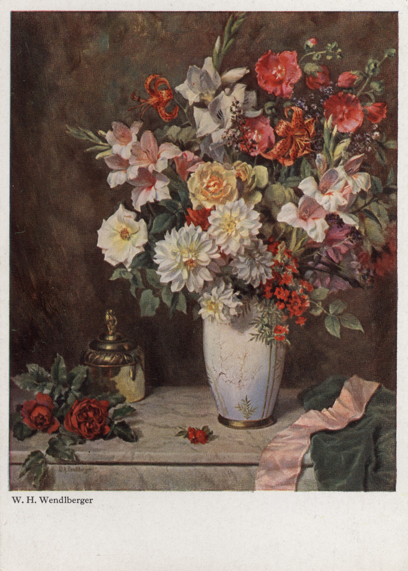 Ваза с цветами