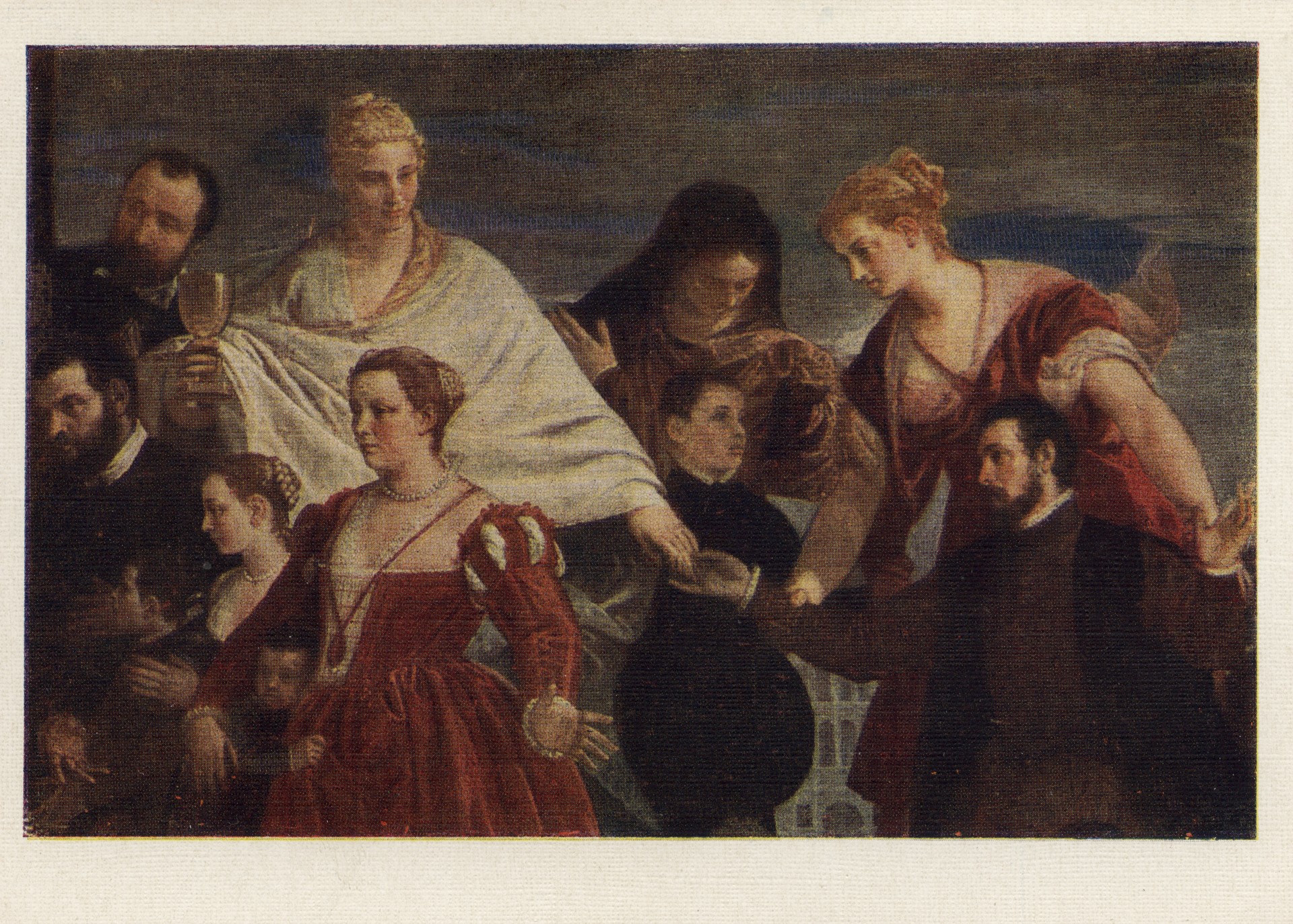 Семейство Куччина перед Мадонной