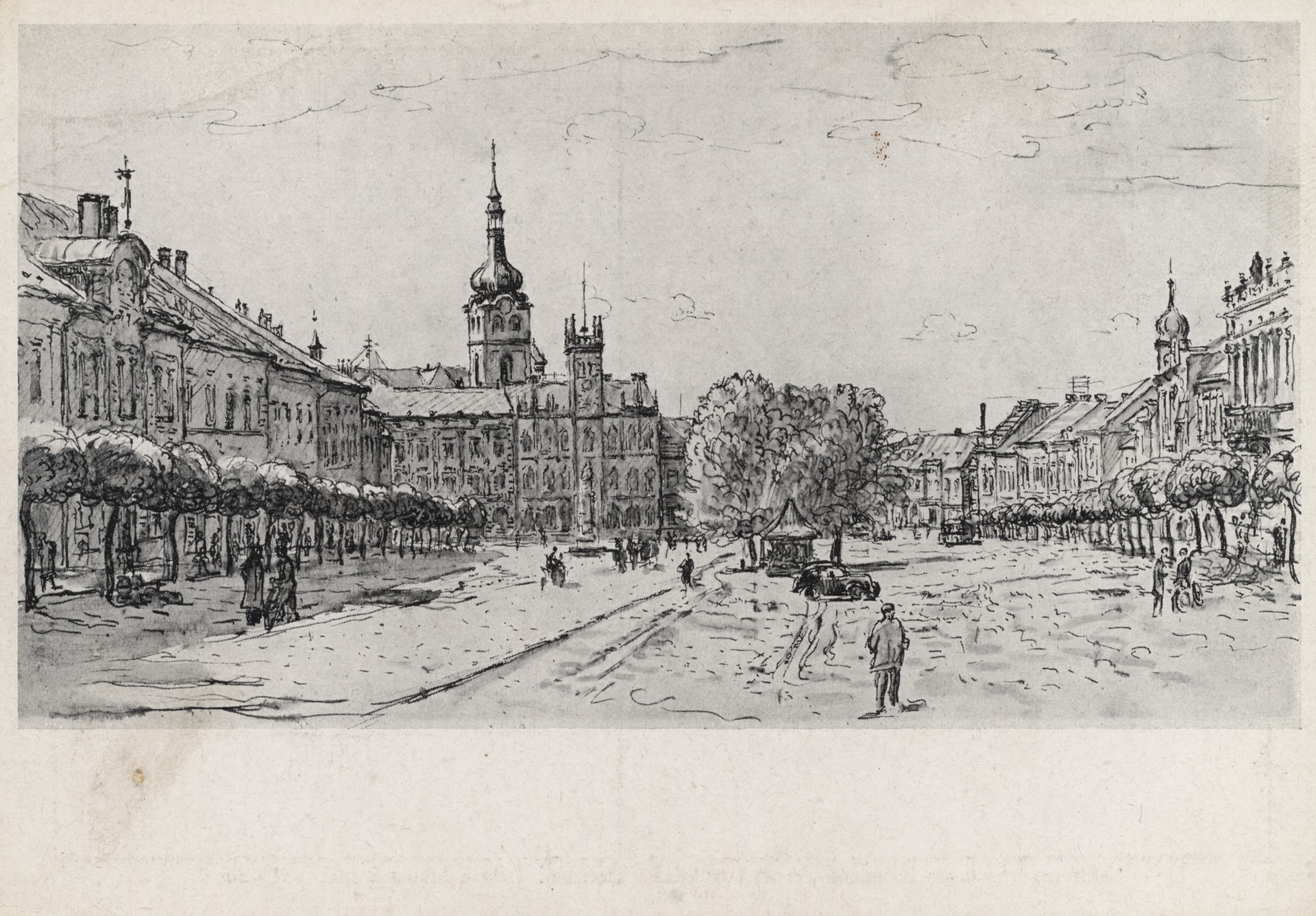 Площадь в Хоричах