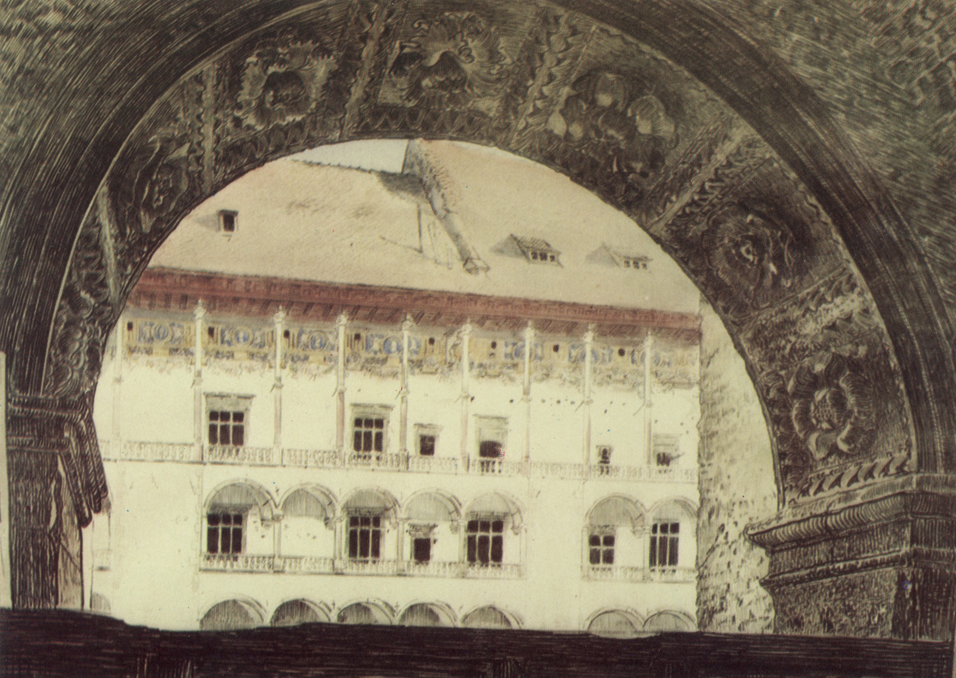 Вид Вавельского замка