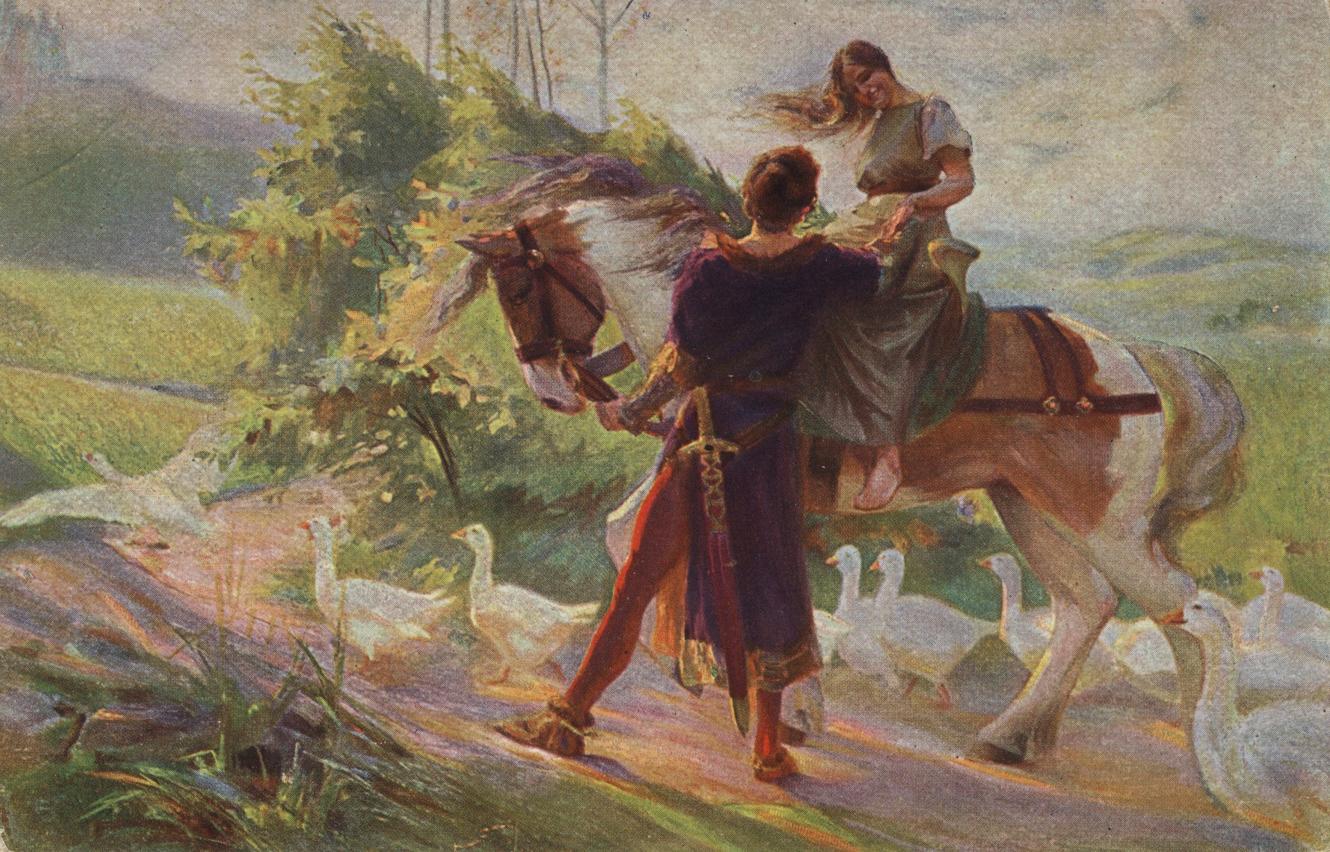 Гусиное стадо