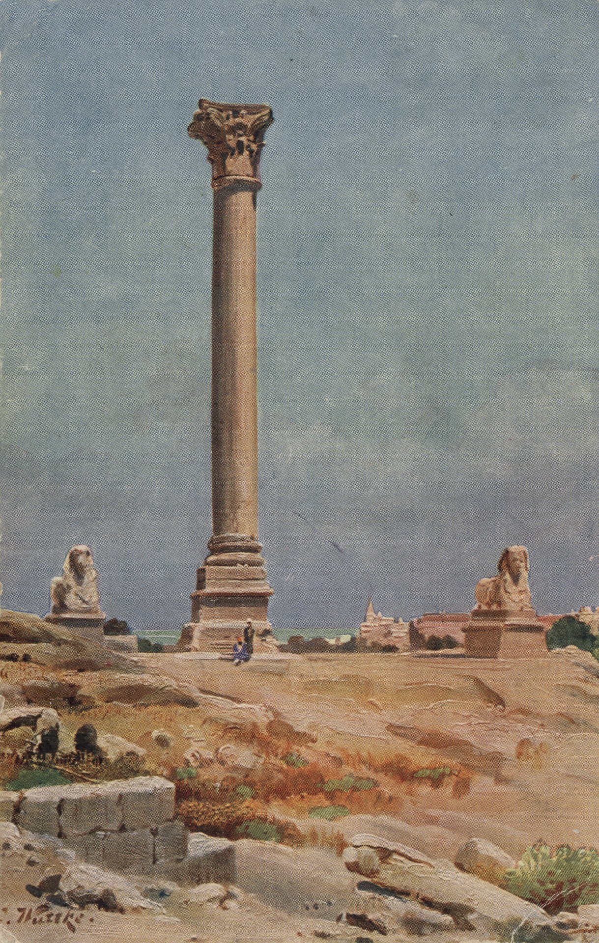 Александрия. Колонна Помпеи