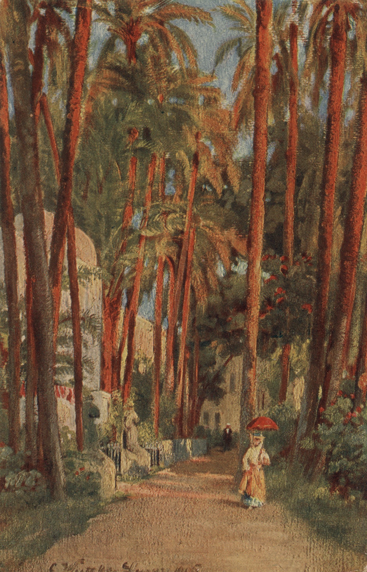 Отель Люксора. Сад