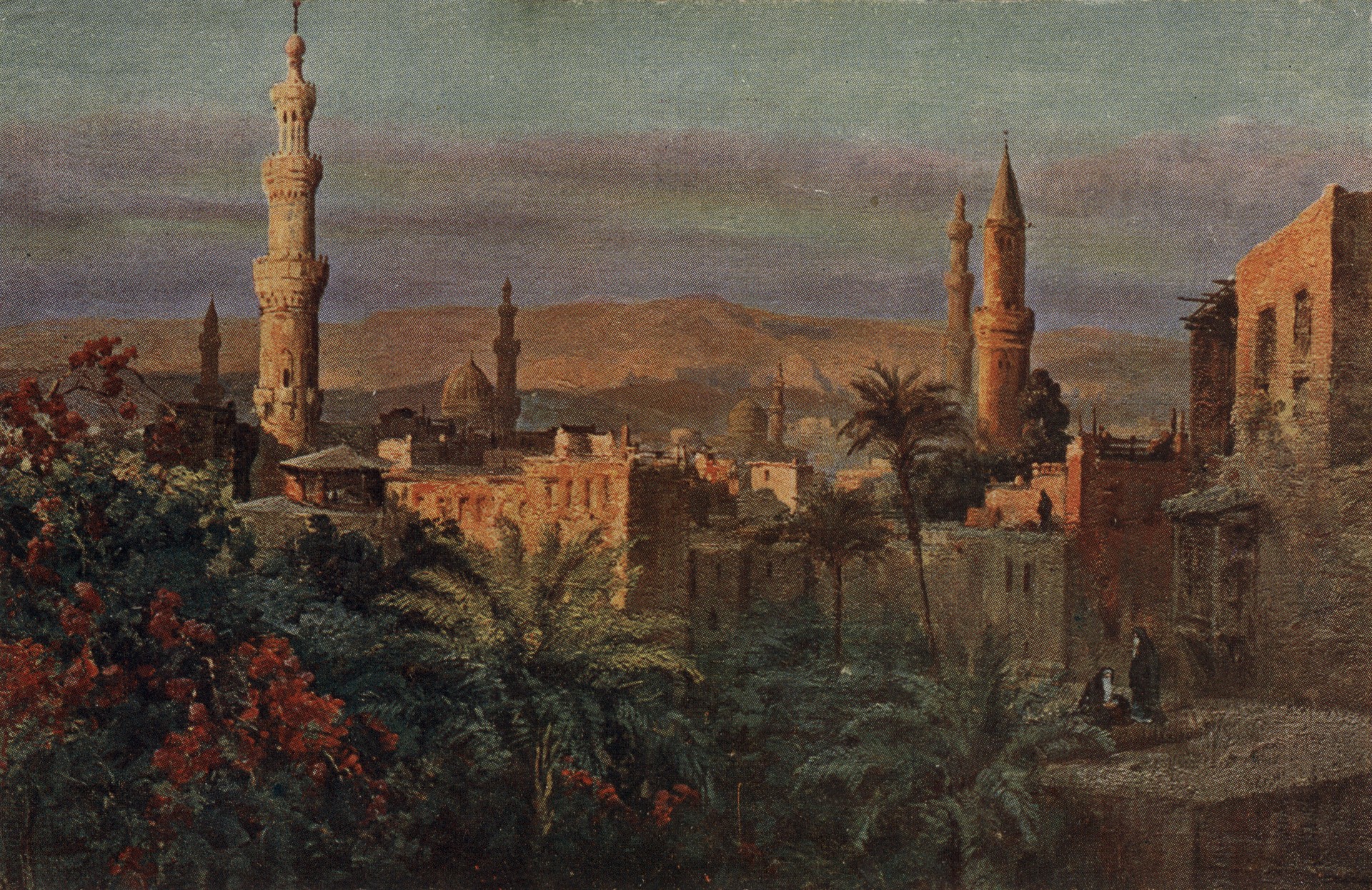 Вид на Каир из отеля