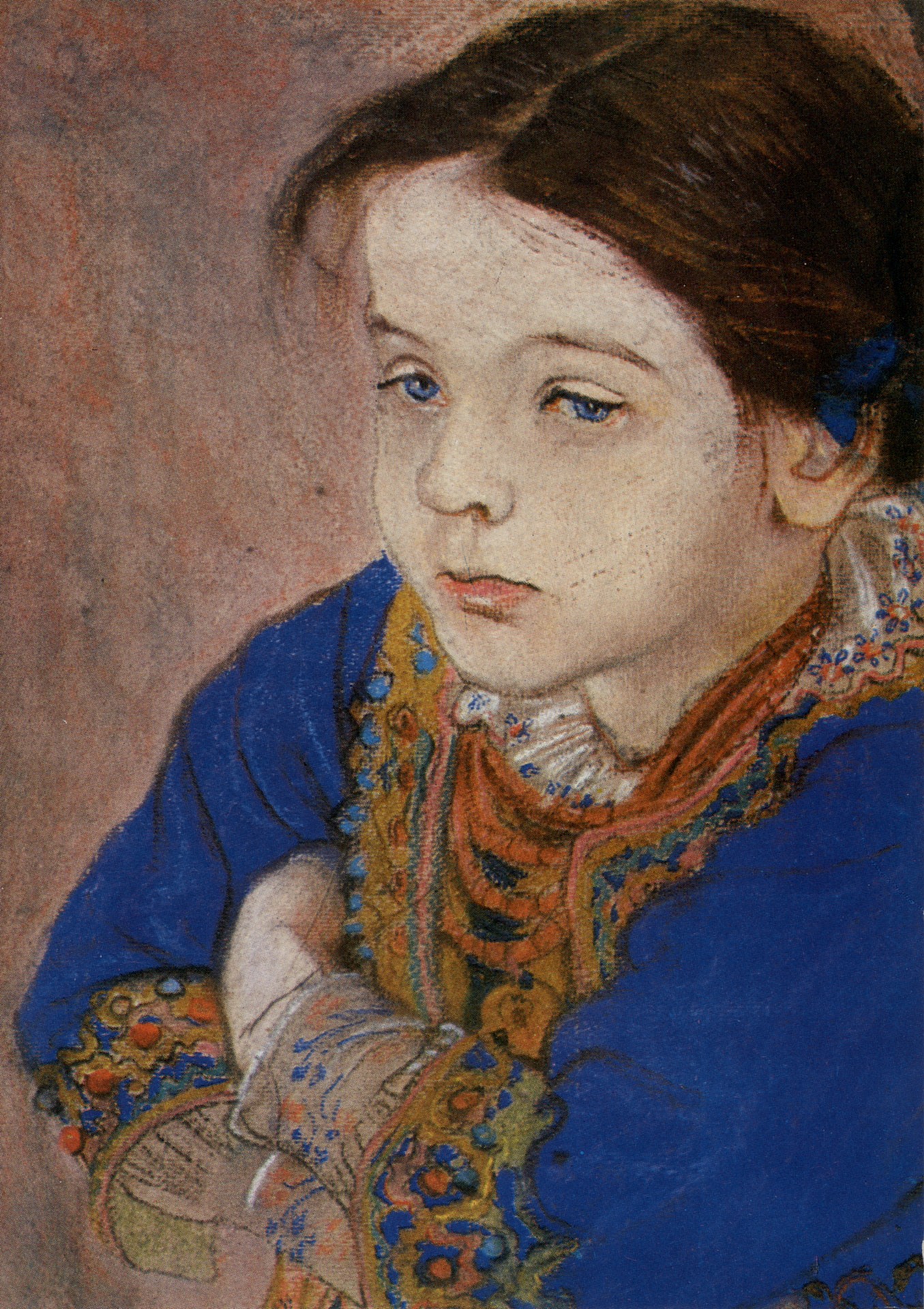 Девочка в народном костюме