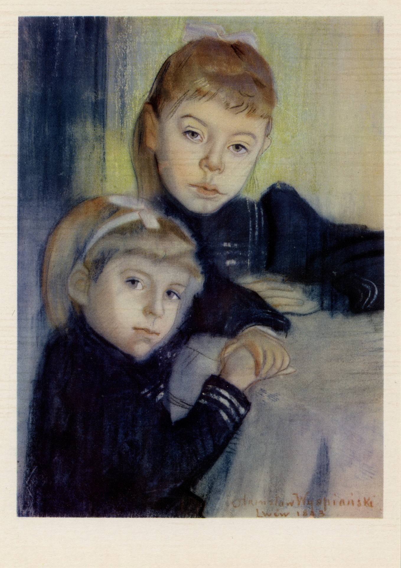 Портрет двух девочек