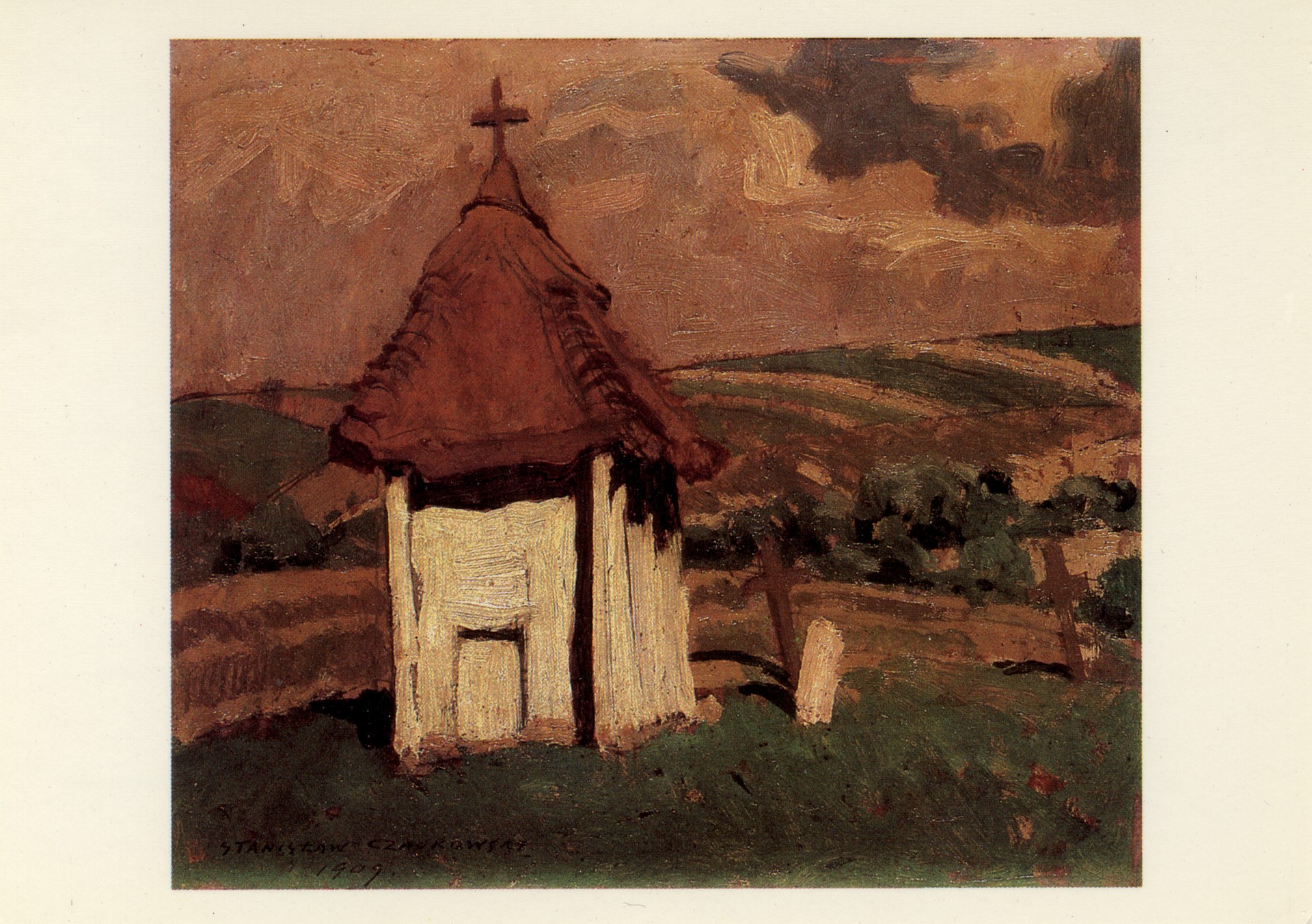 Пейзаж с часовней