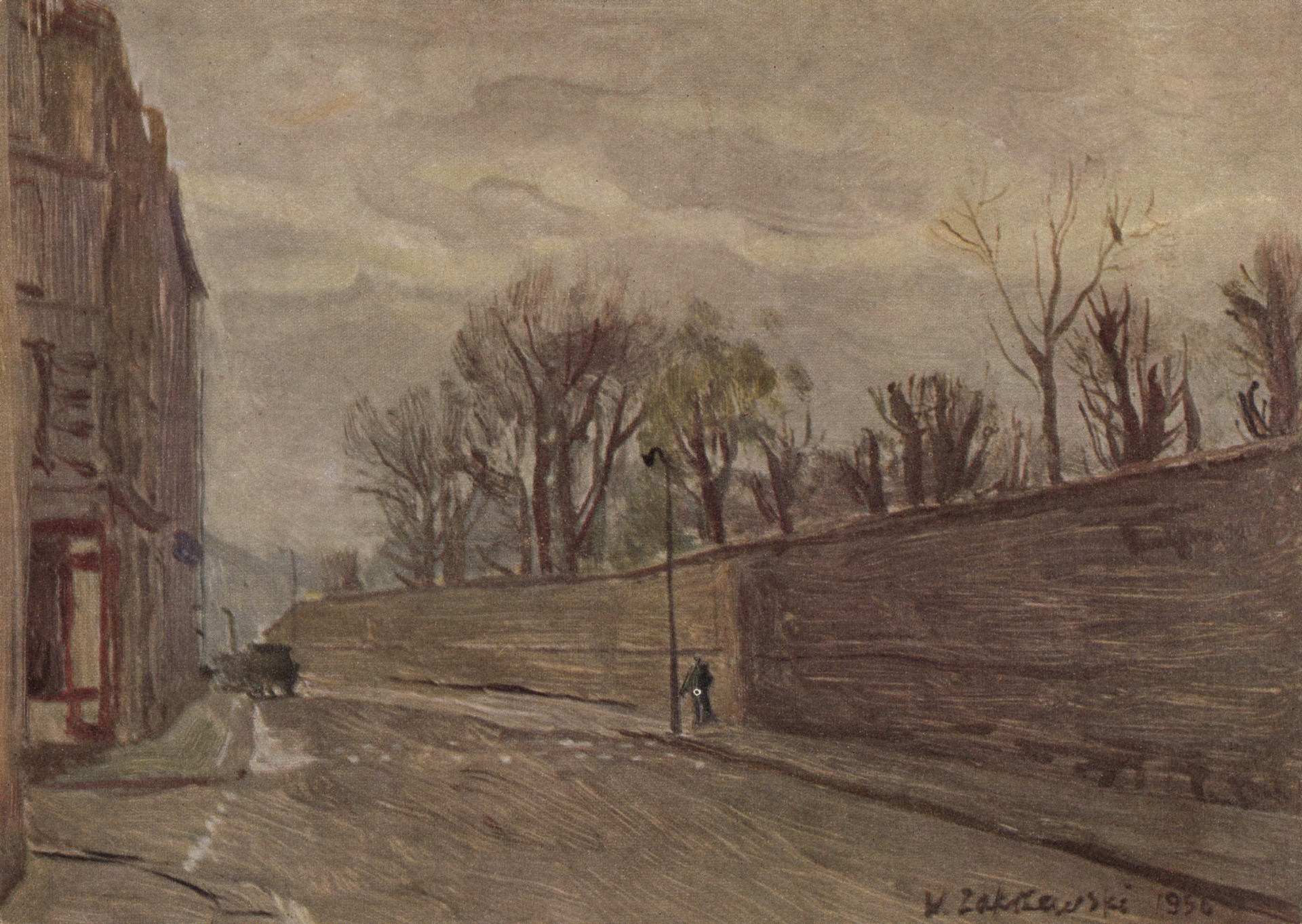 Париж - больничная стена