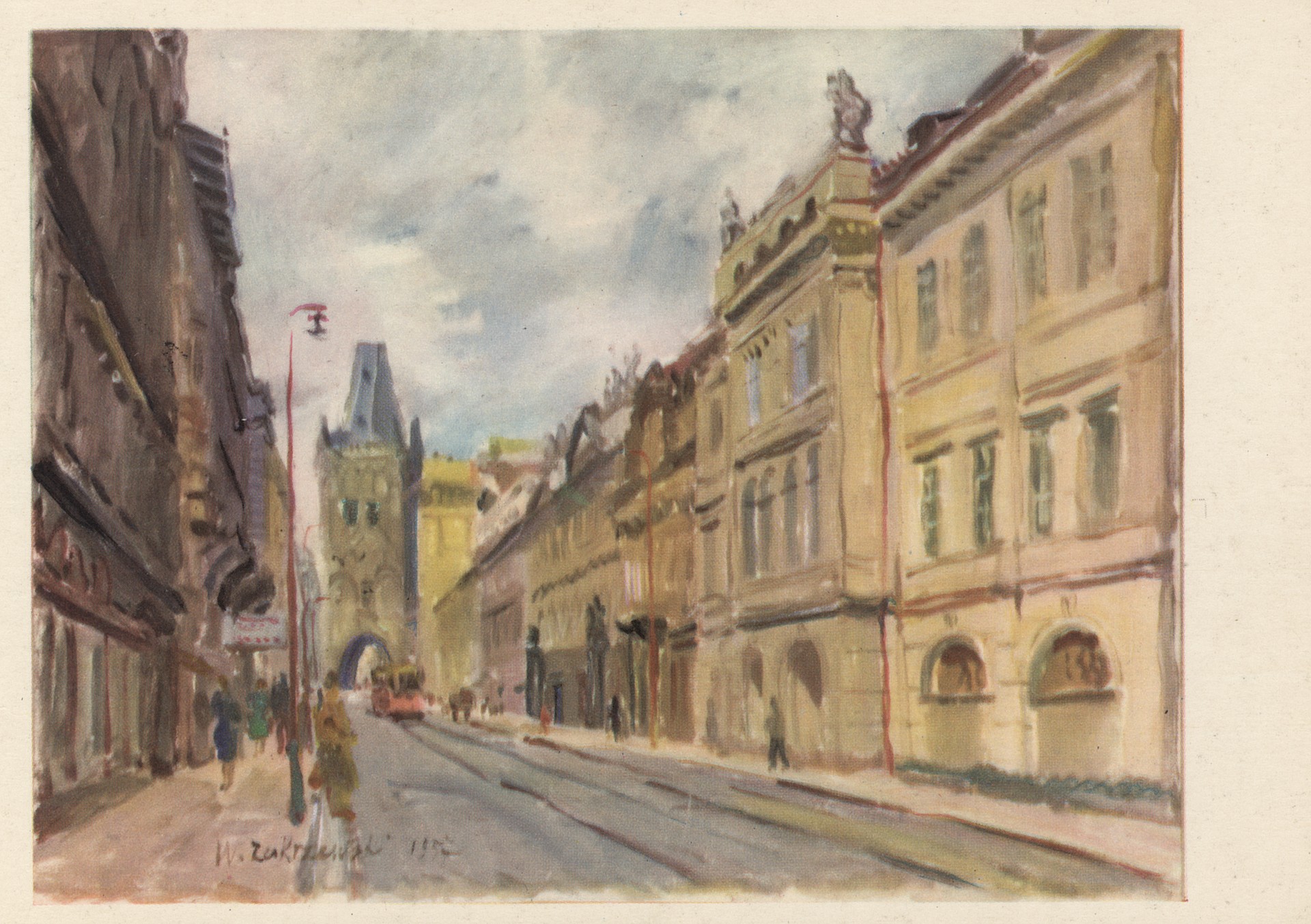 Прага. Дом в котором проходил а конференция РСДРП в 1912 г