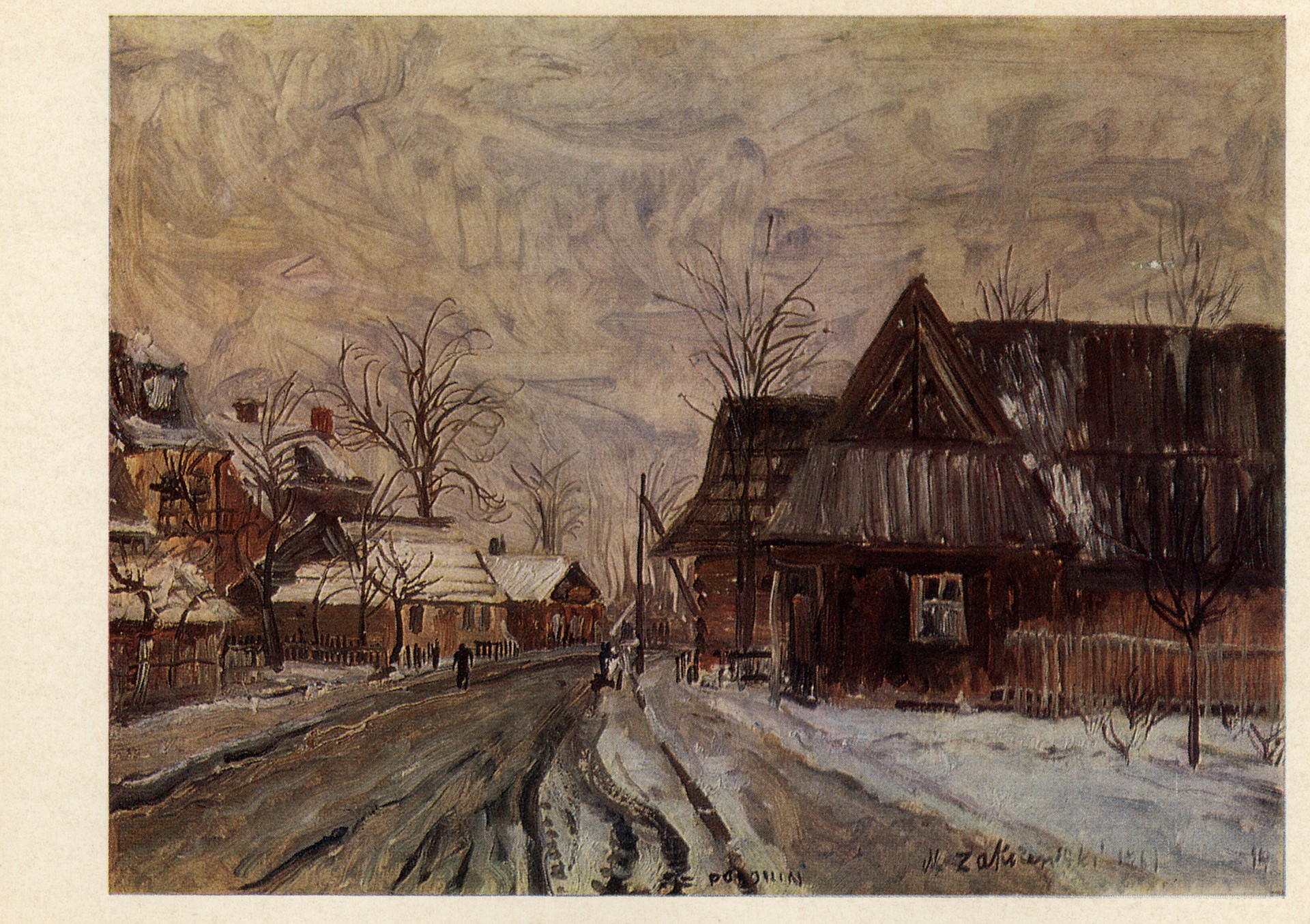 Старые домики в Пронине