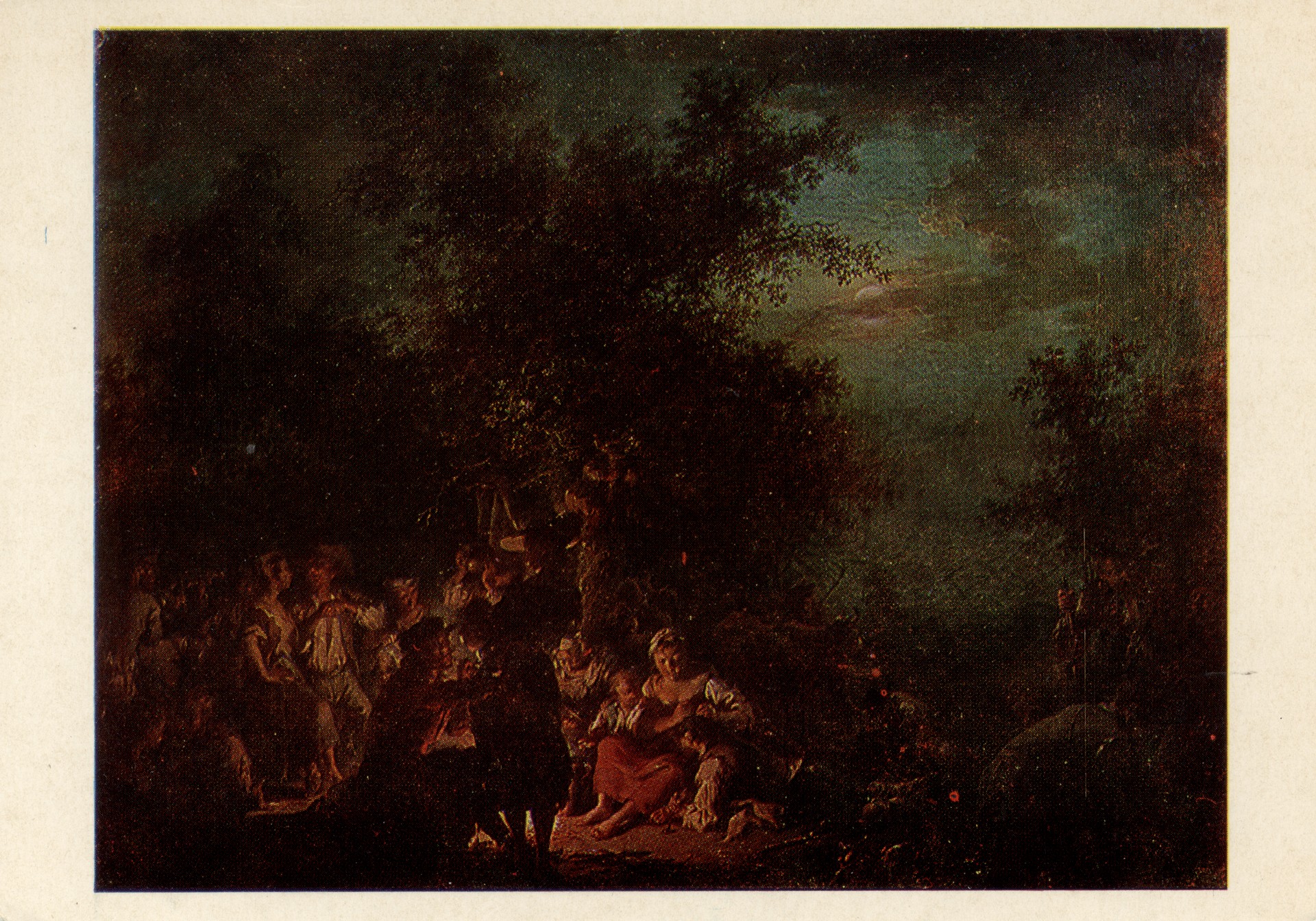 Гулянье в лунную ночь