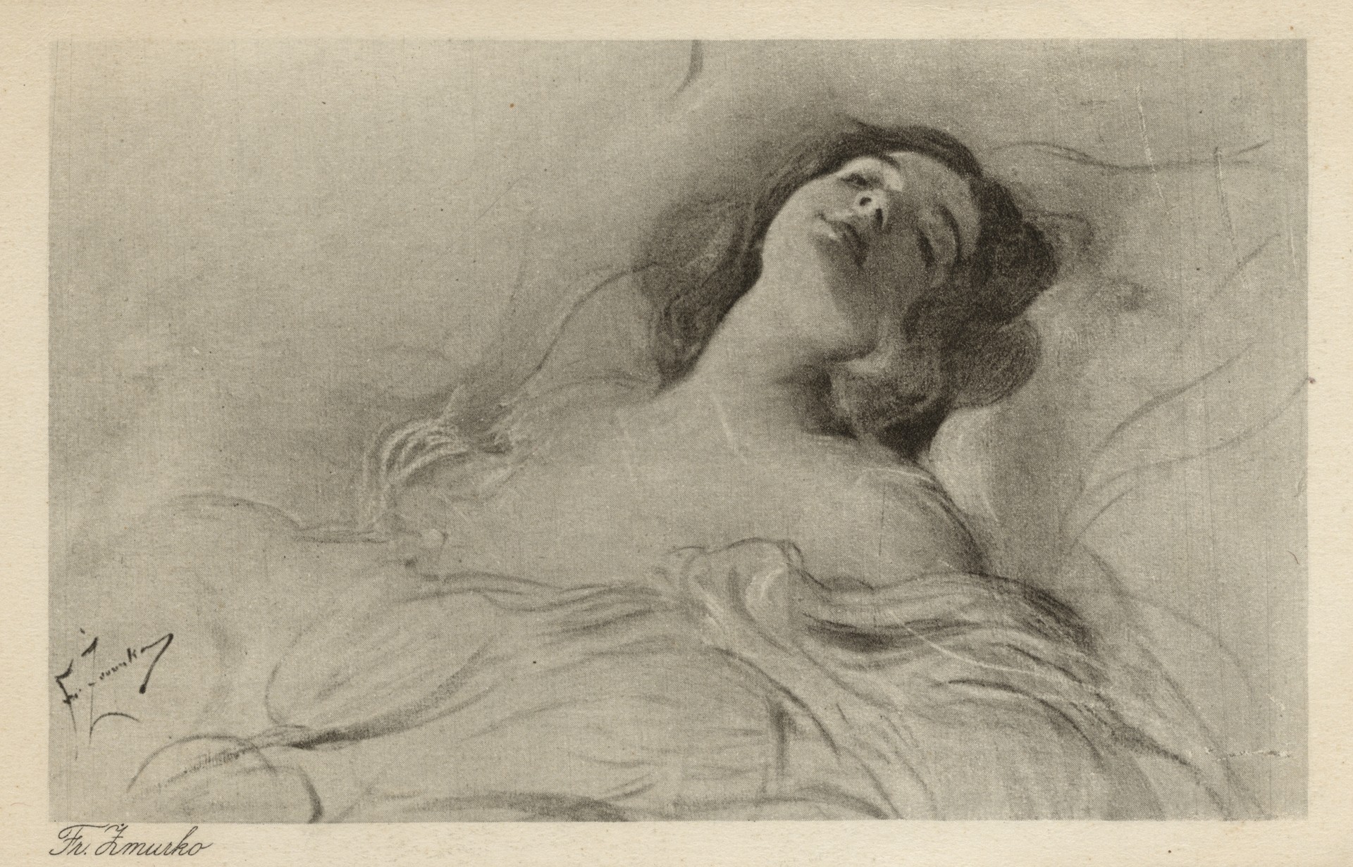 Лежащая женщина